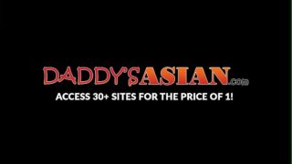 Delicious Asian twinks deeply dicked by jizz blasting daddy