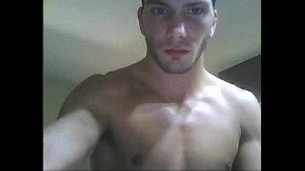 sexy boy jerks his big cock bubble ass